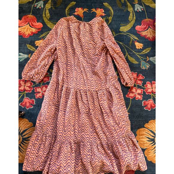 Zara The Giny Printed Dress Size Medium - Picture 5 of 8